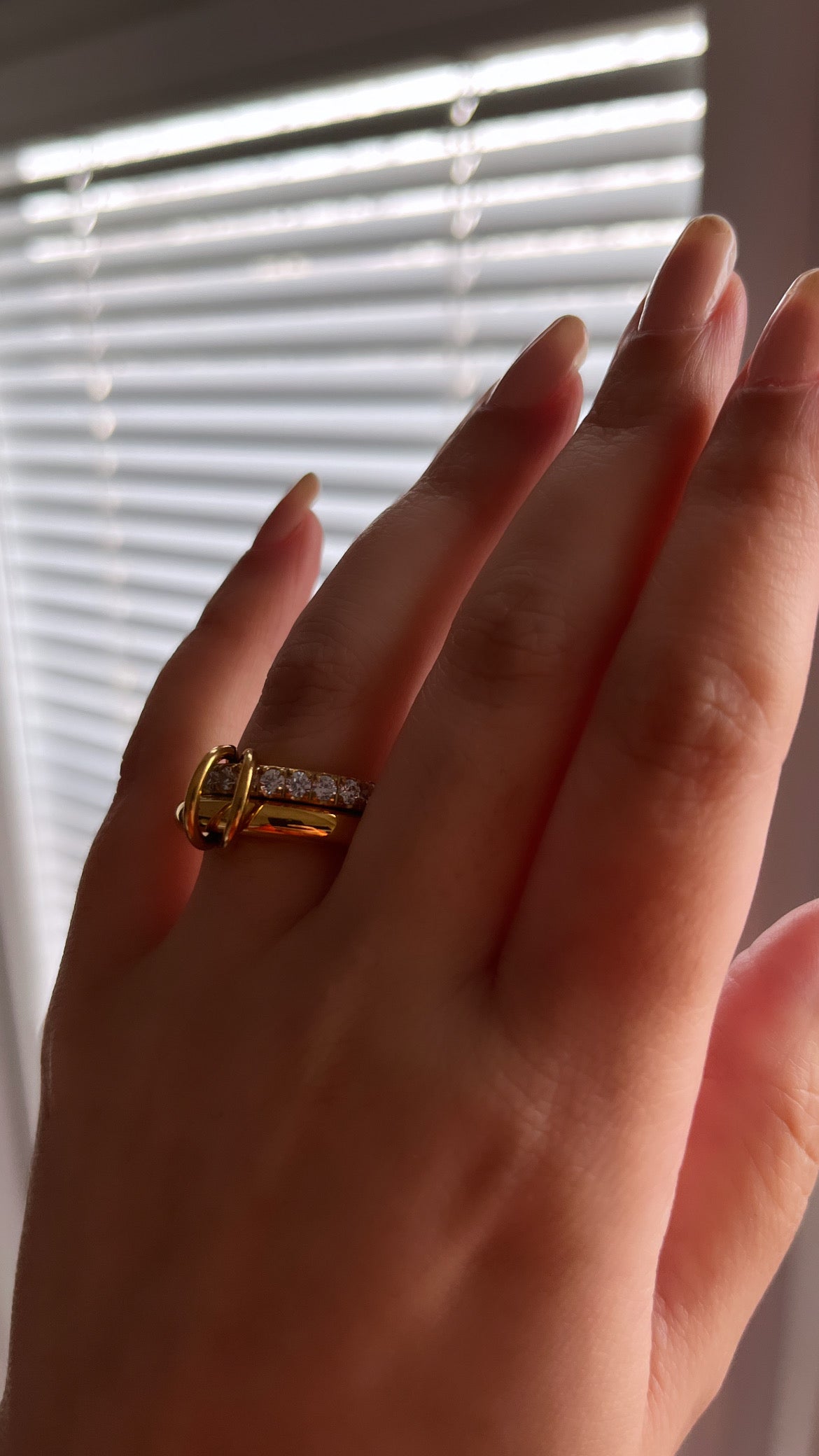 Chunky Indya Linked Ring