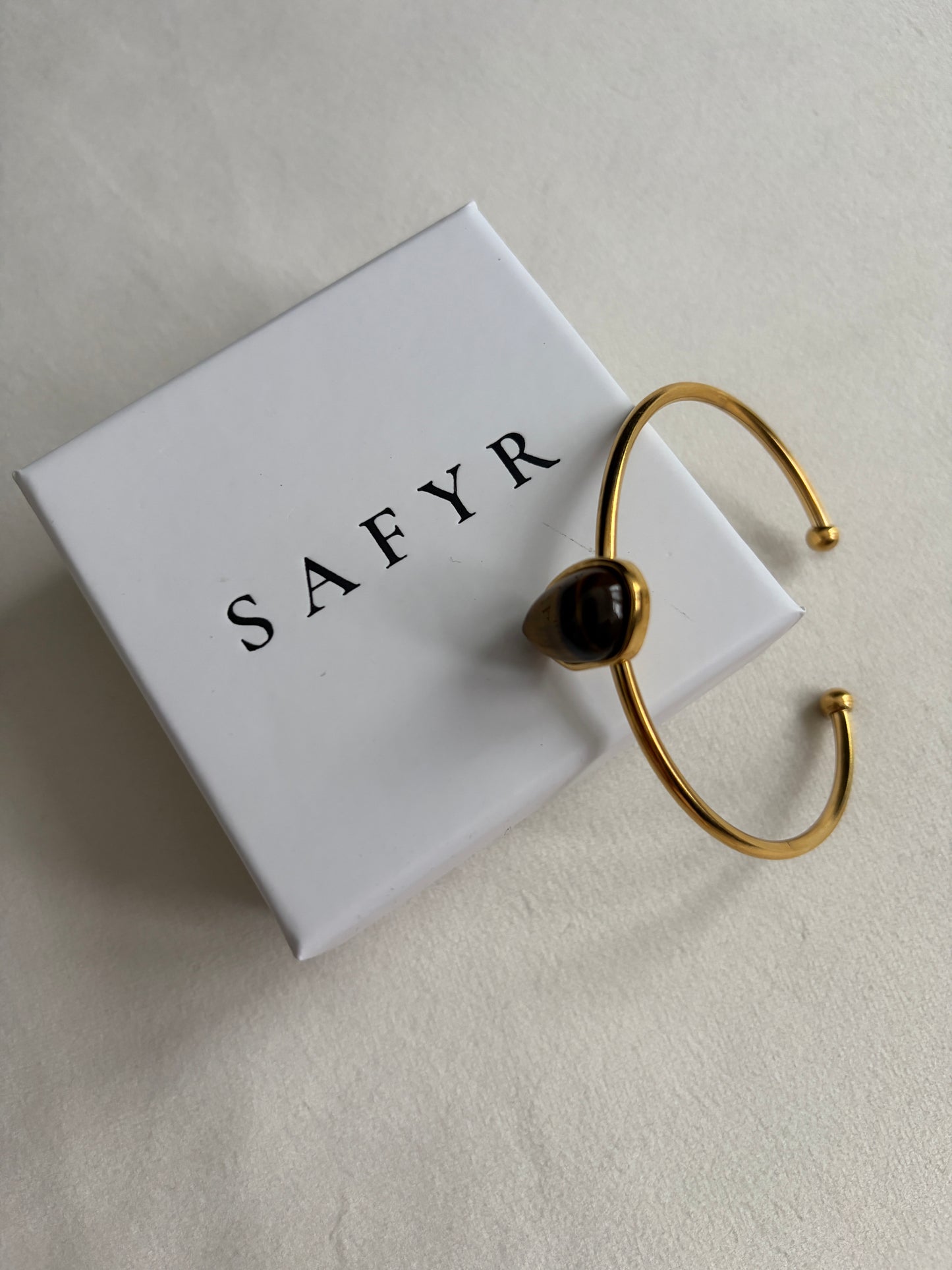 Brown Gemstone Bangle
