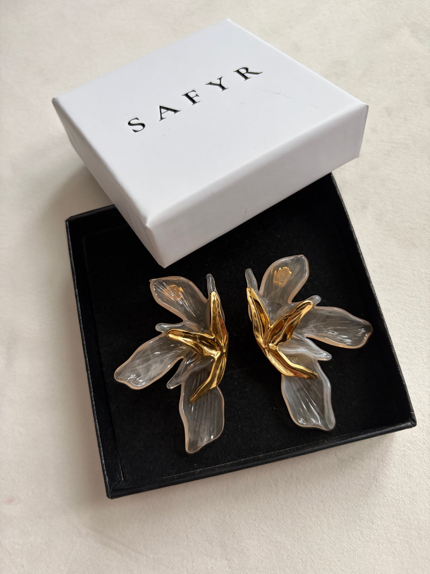 Blush Flower Earrings