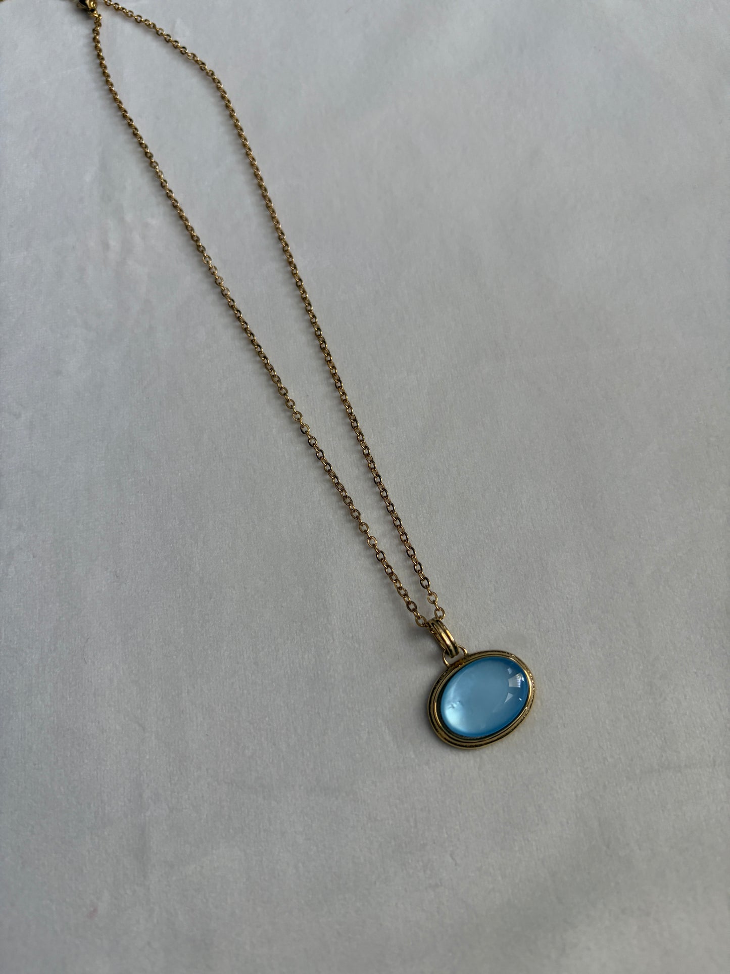 Blue Crystal Necklace