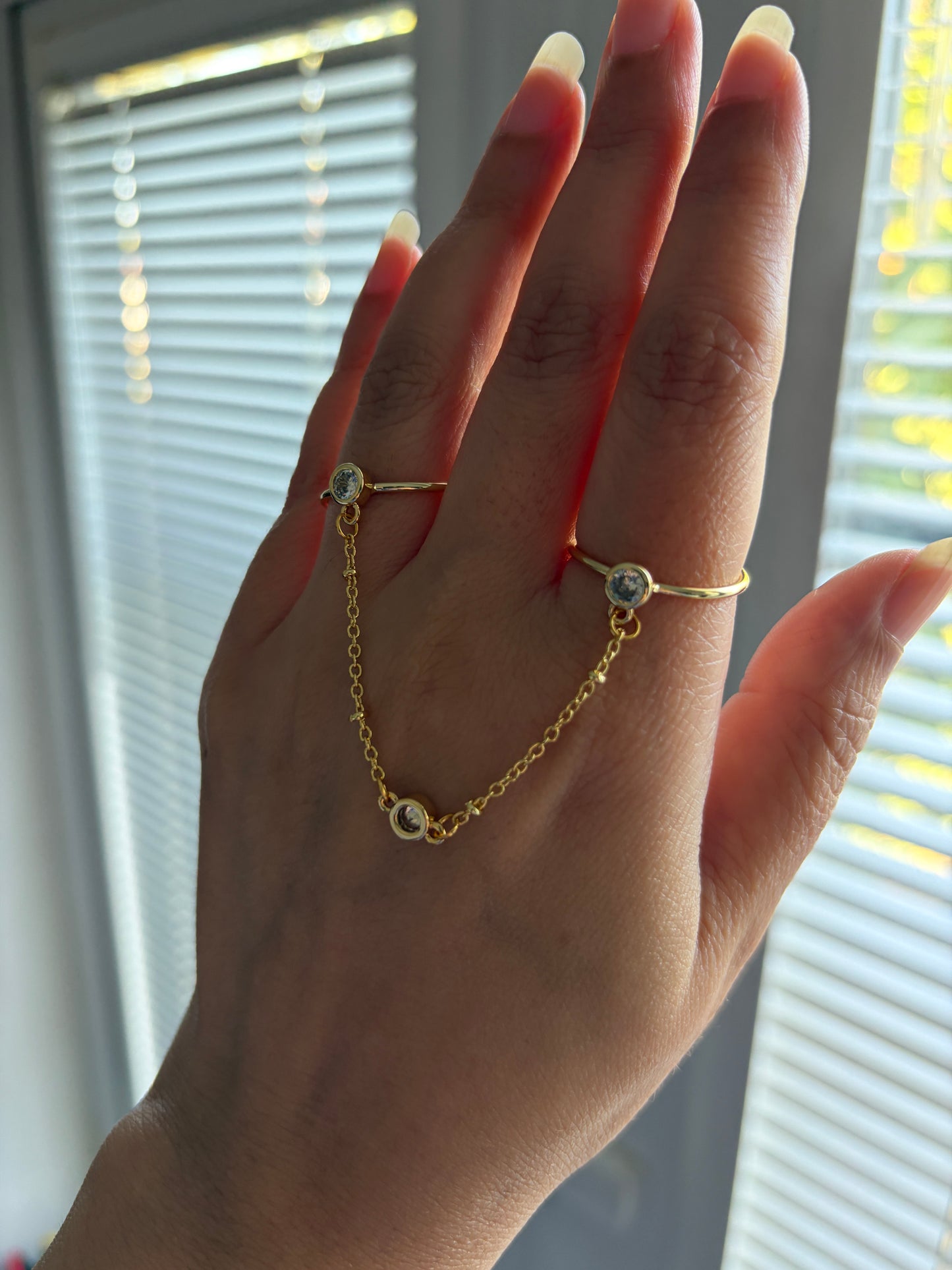Leela Chain Ring