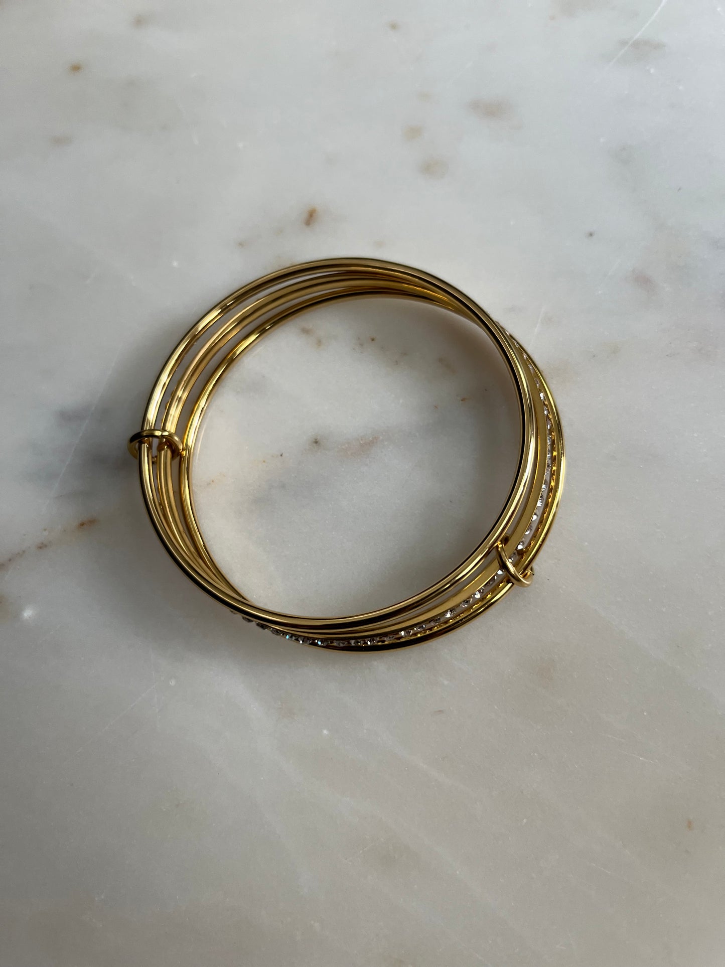 Indya Gold Linked Bangles