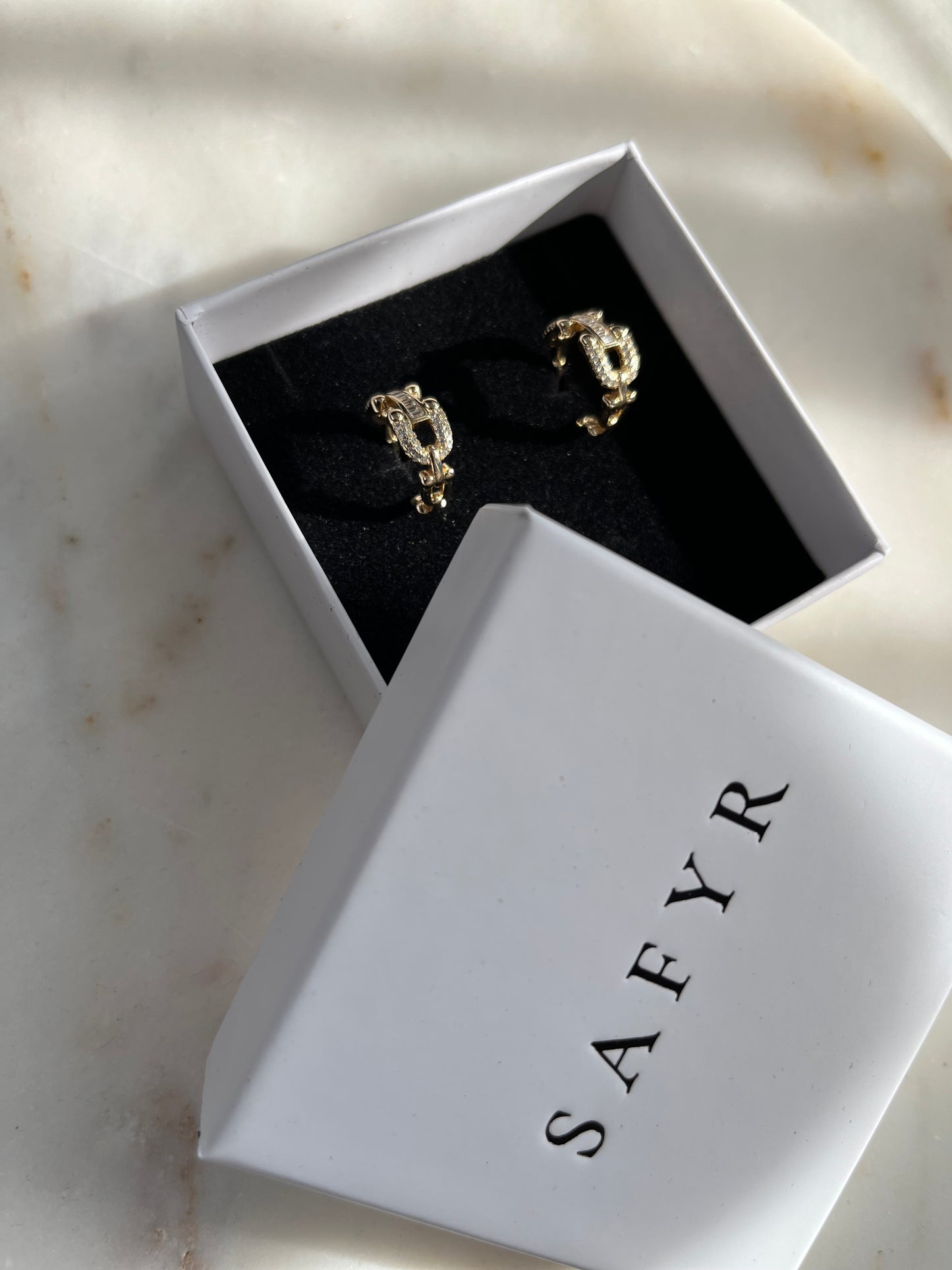 Horsebit Gold Earrings