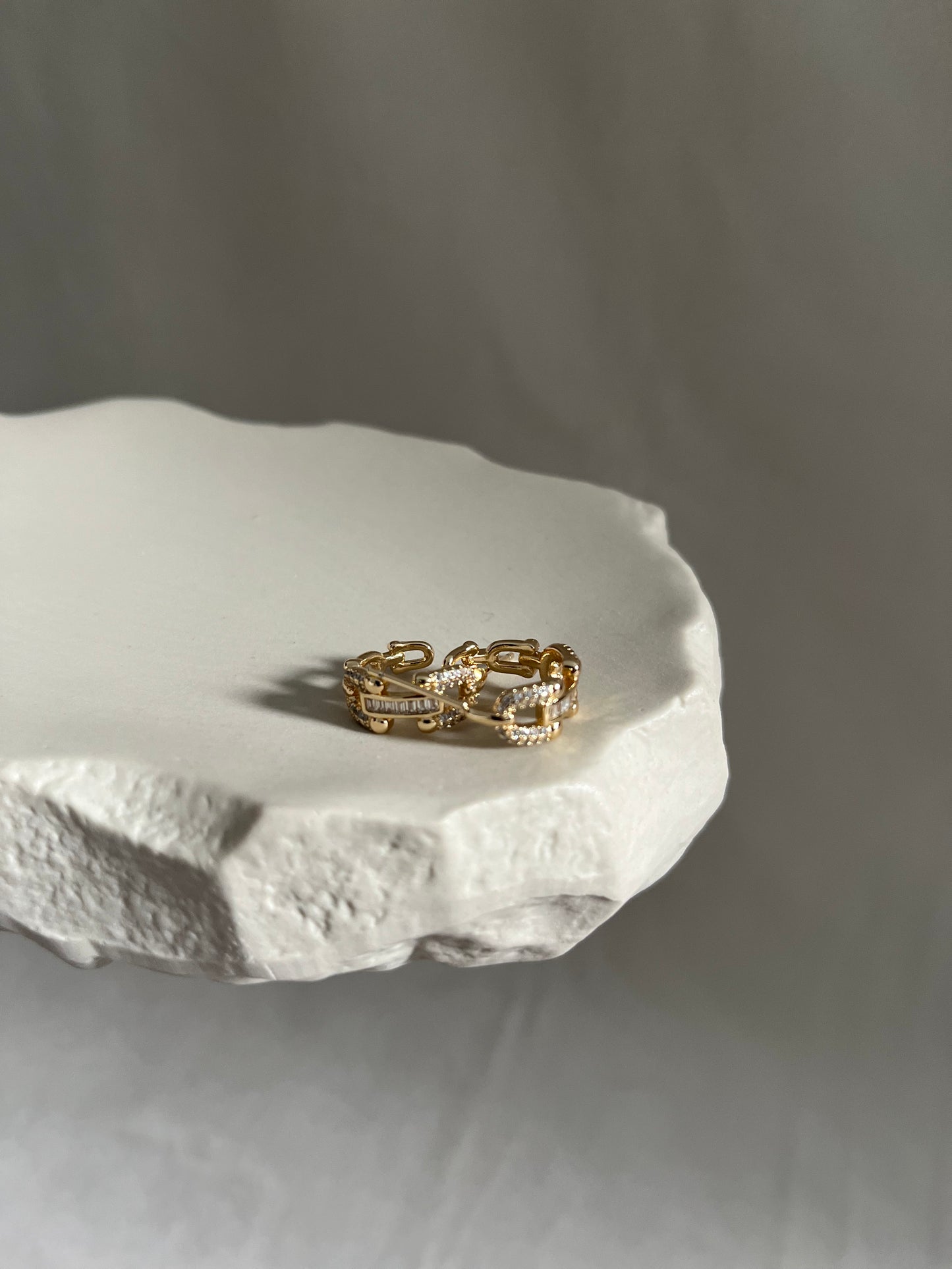 Horsebit Gold Earrings