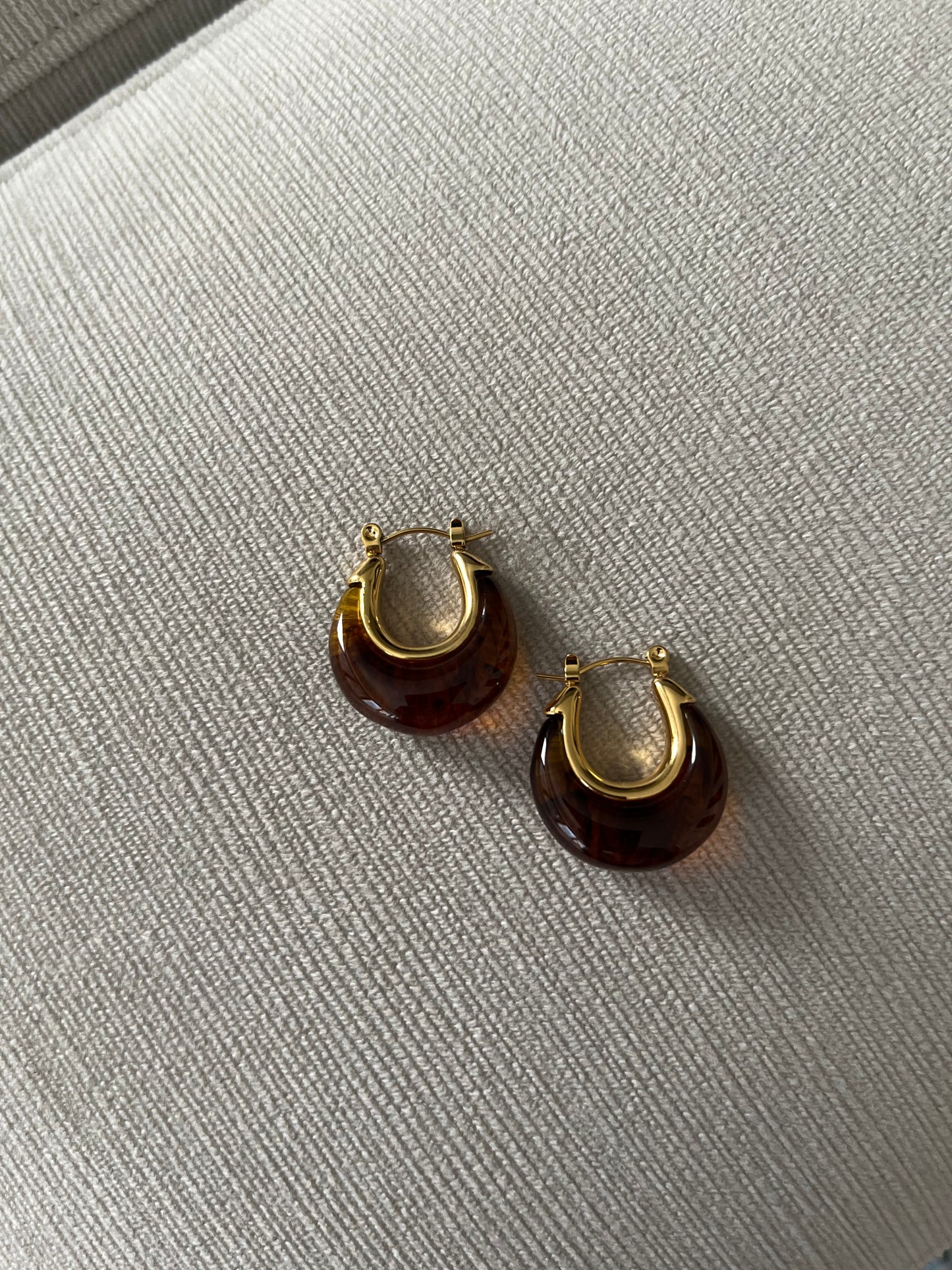 Russet Hoop Earrings