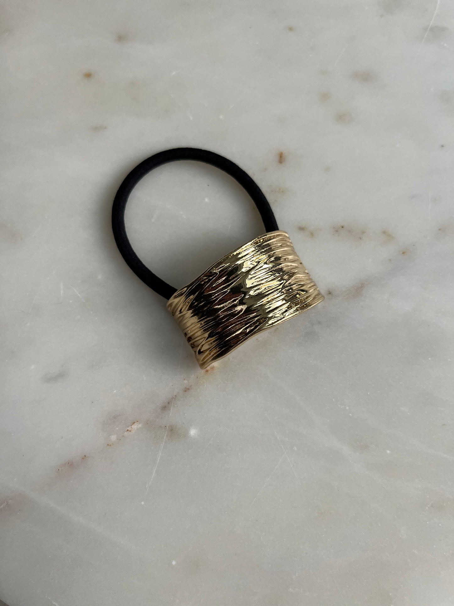 Carrie Gold Ponytail Hair Tie
