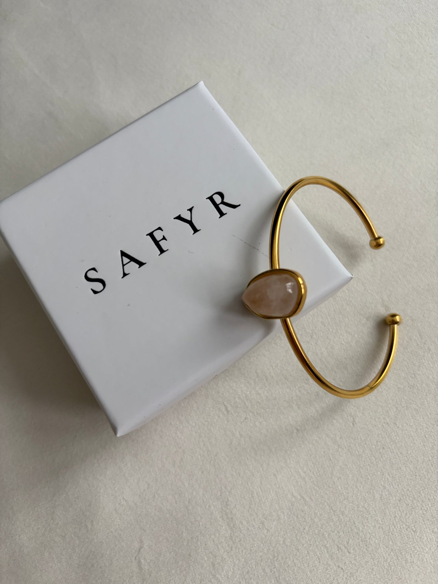 Blush Gemstone Bangle