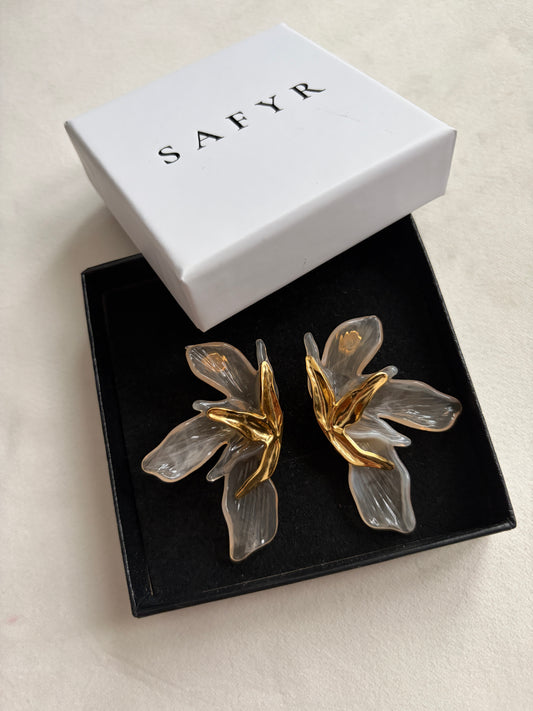 Blush Flower Earrings