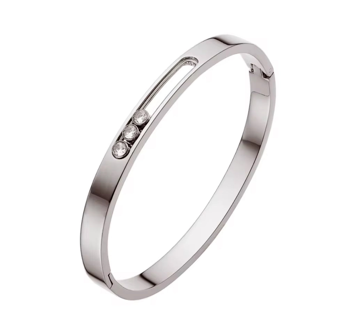 Motion Bangle Silver