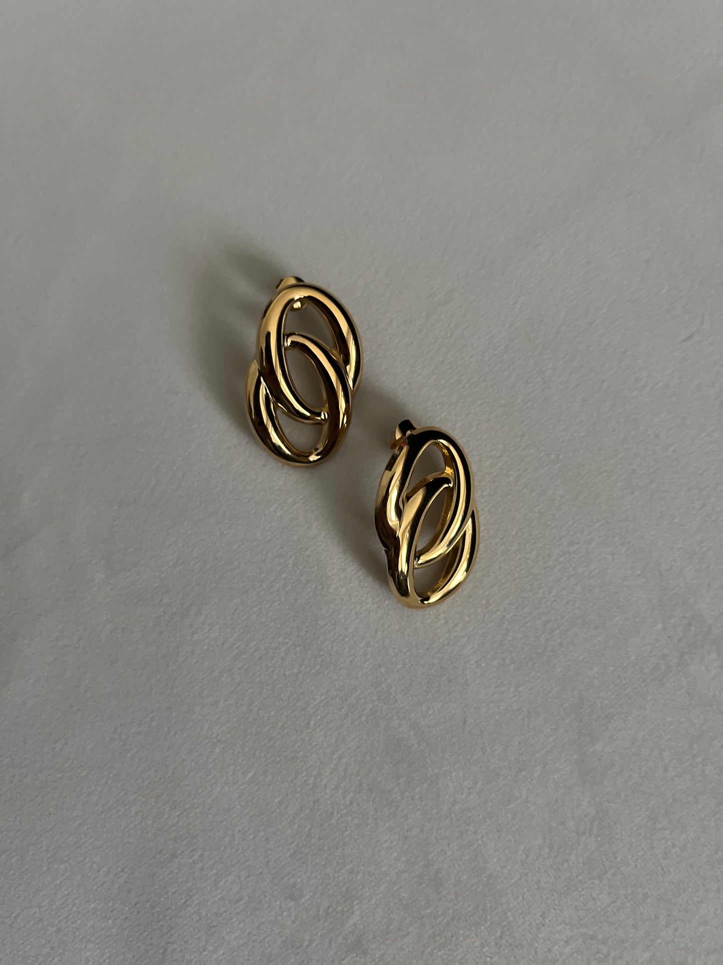 Vintage Double Link Earrings