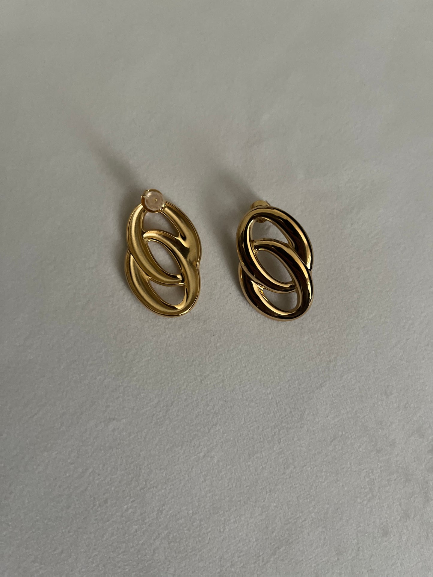 Vintage Double Link Earrings