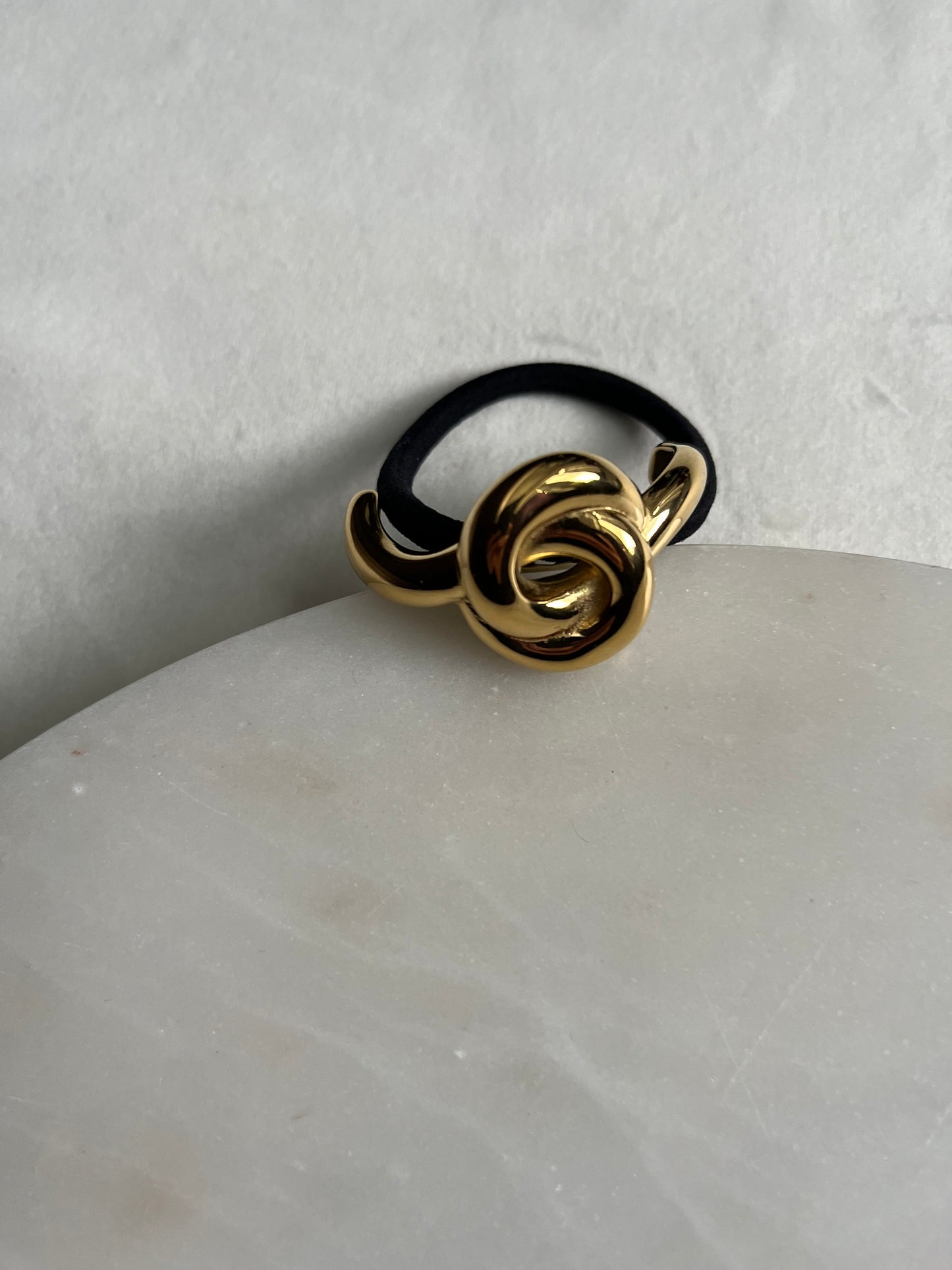 Knot Gold Hair Tie