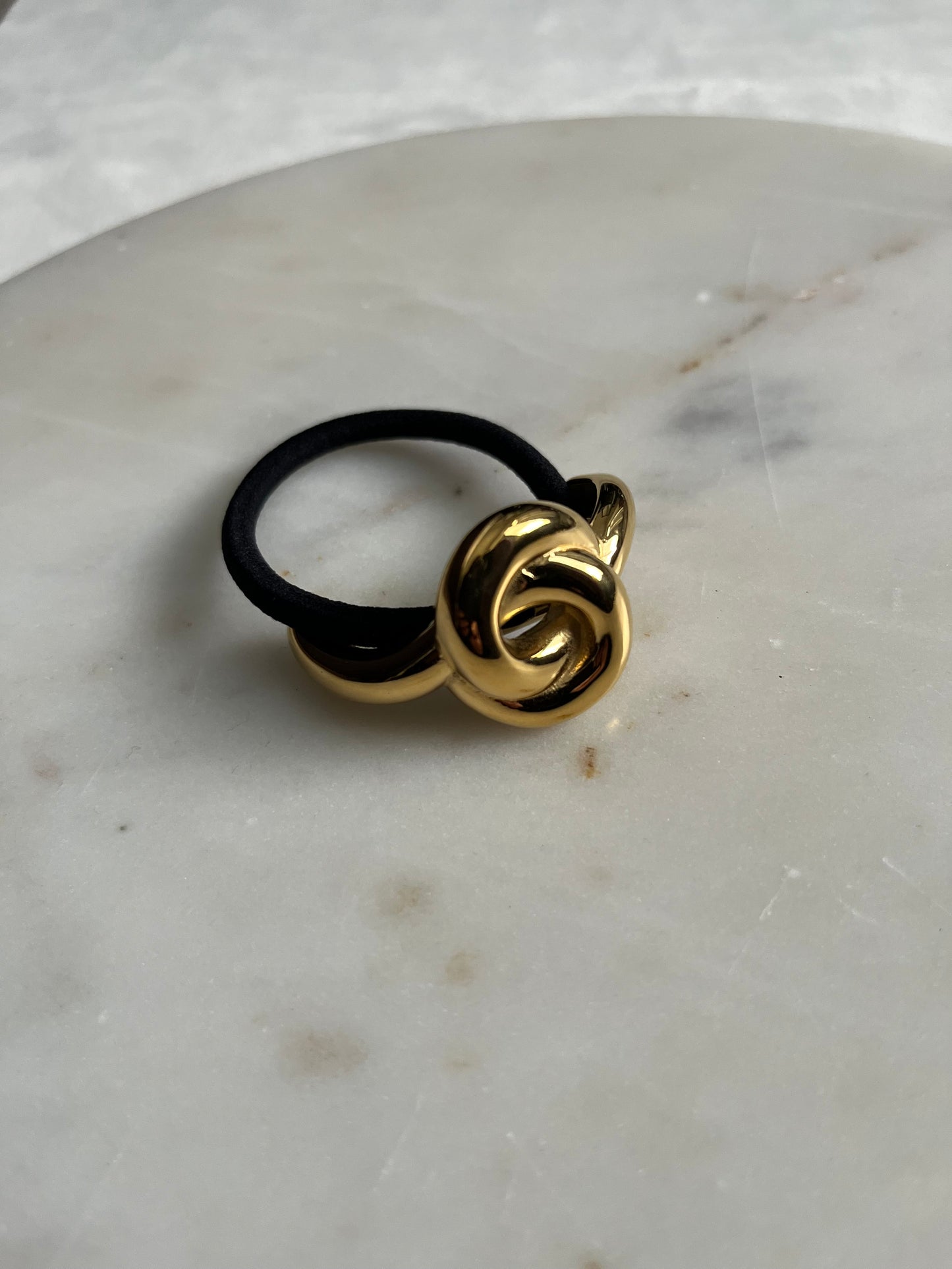 Knot Gold Hair Tie