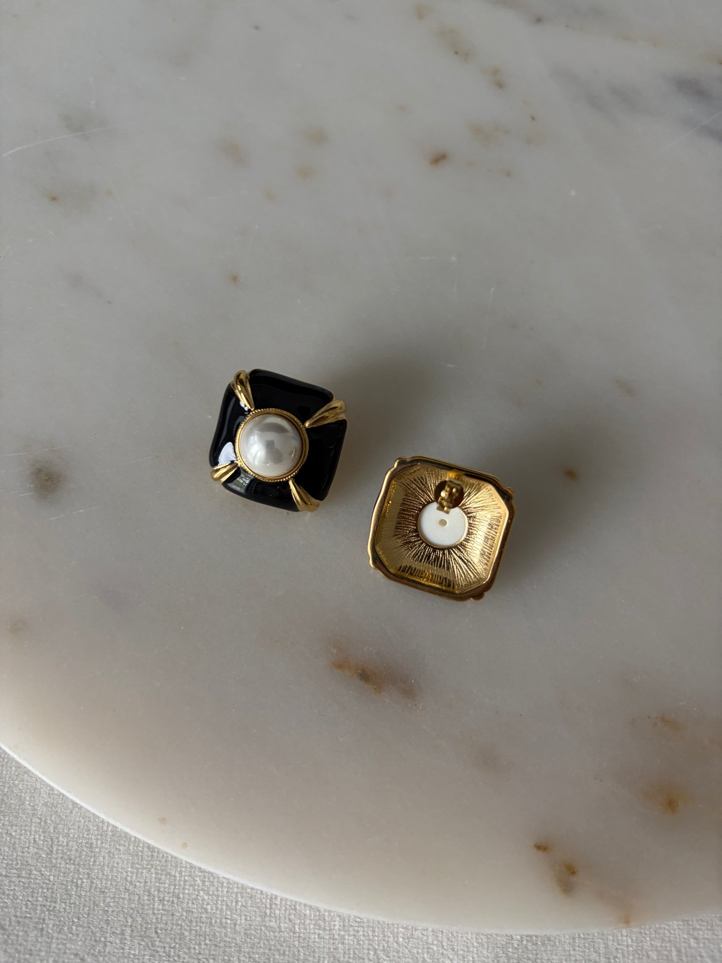 Boutique Black Earrings