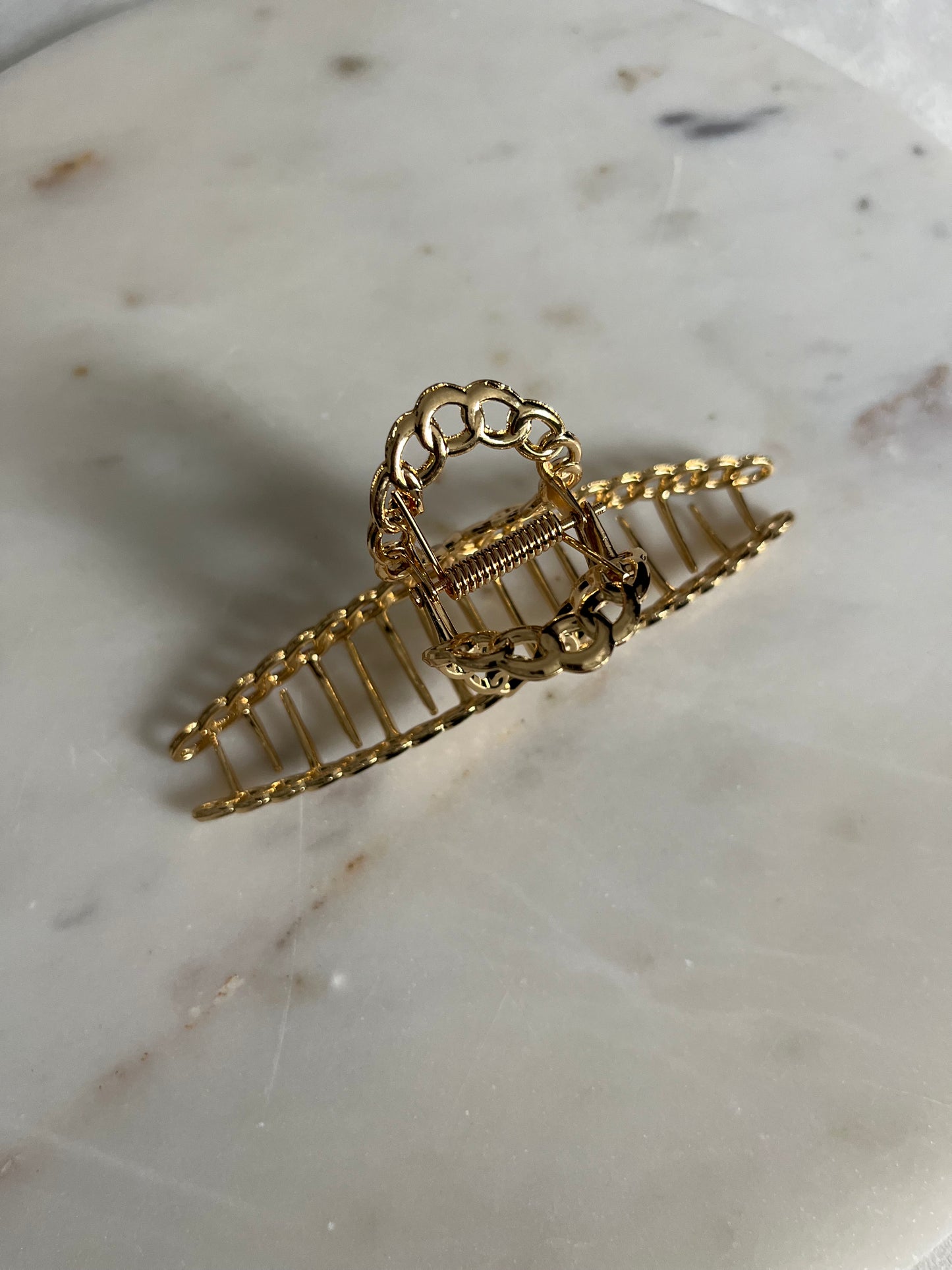 Coco Gold Hair Claw Clip