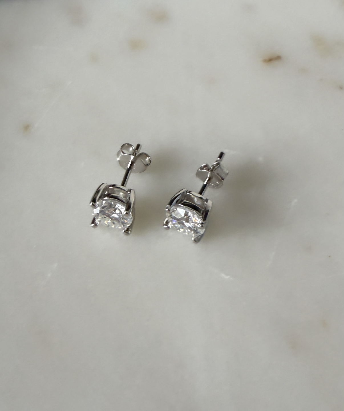 Moissanite Studs