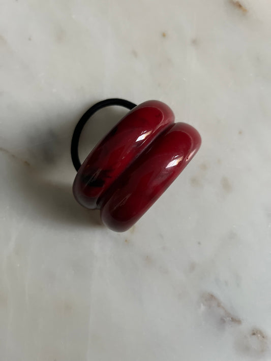 Ruby Double Ponytail Hair Tie